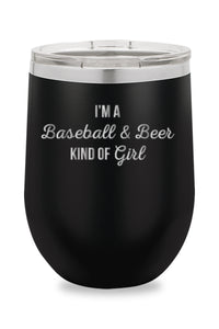 Baseball & Beer Kind Of Girl Drinkware