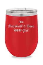 Load image into Gallery viewer, Baseball &amp; Beer Kind Of Girl Drinkware