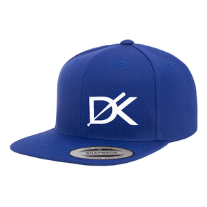 DingerKing Logo Flat-Bill Snapback Hat