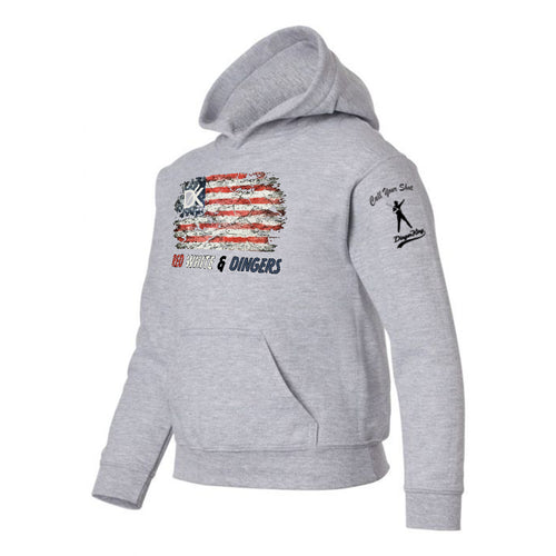 Red White & Dingers Youth Hoodie