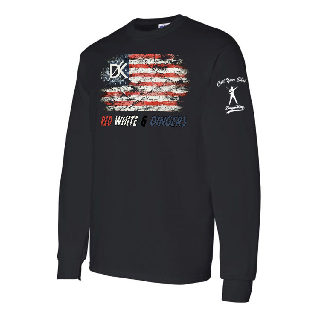 Red White & Dingers Long Sleeve