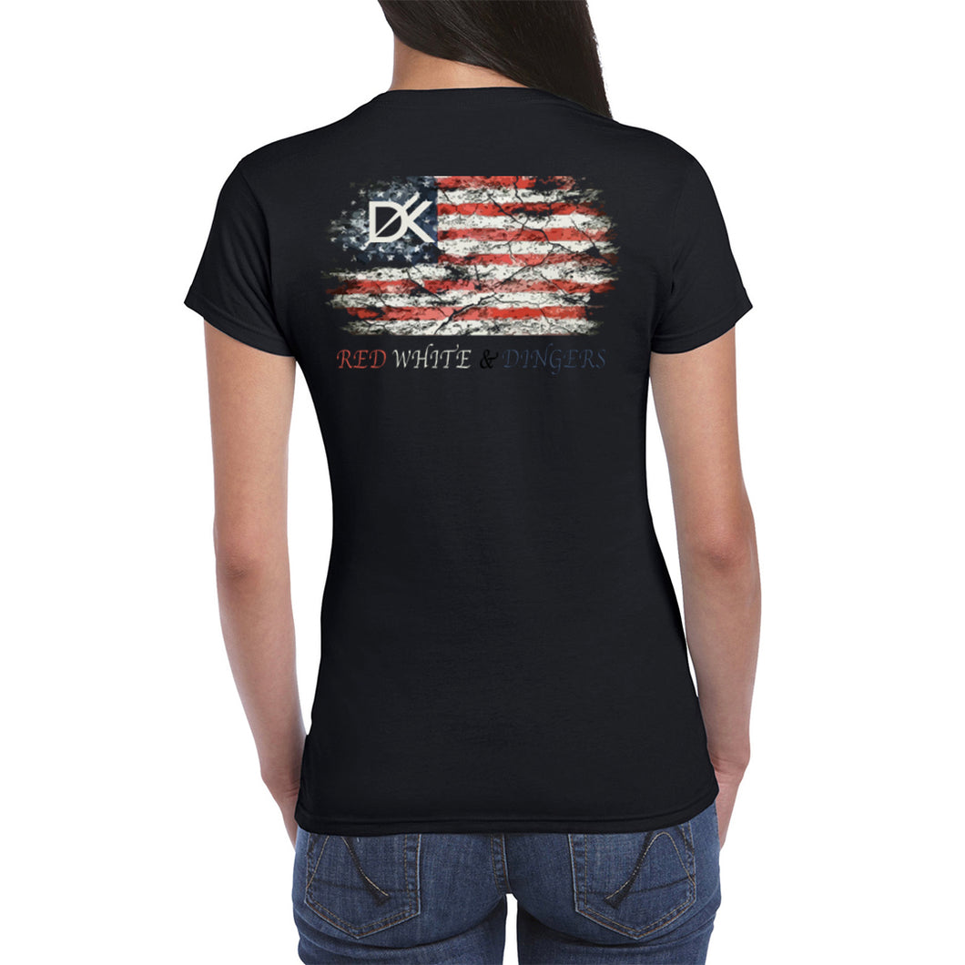 Red White & Dingers PREMIUM Women's Tee