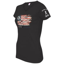 Load image into Gallery viewer, Red White &amp; Dingers Women&#39;s V-Neck