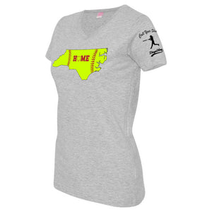 NC HOME Plate Softball Women's V-Neck