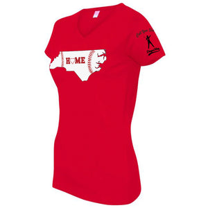 NC HOME Plate Women's V-Neck