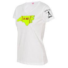 Load image into Gallery viewer, NC HOME Plate Softball Women&#39;s V-Neck