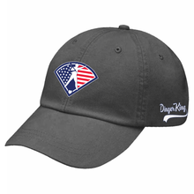 Load image into Gallery viewer, DingerKing USA Logo Cotton Twill Hat