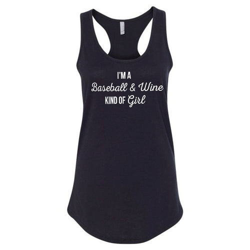 Baseball & Wine Kind of Girl Women's Tank