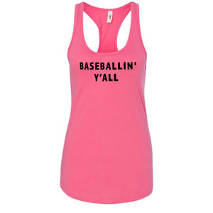 Baseballin' Y'all Women's Tank