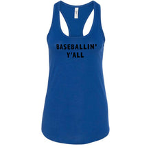 Load image into Gallery viewer, Baseballin&#39; Y&#39;all Women&#39;s Tank