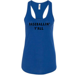 Baseballin' Y'all Women's Tank