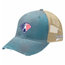 Load image into Gallery viewer, DingerKing USA Logo Trucker Hat