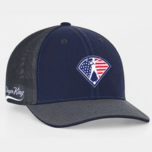 Load image into Gallery viewer, DingerKing USA Logo Mesh Flexfit Hat