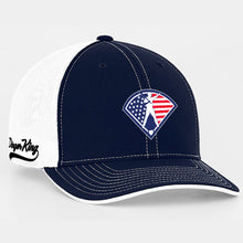 Load image into Gallery viewer, DingerKing USA Logo Mesh Flexfit Hat