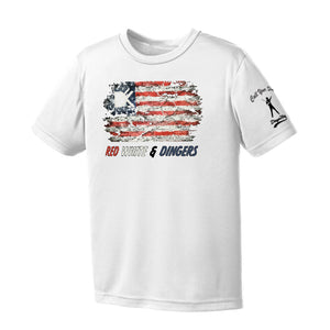 Red White & Dingers Youth Performance Tee