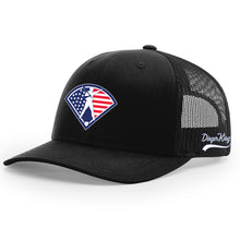 Load image into Gallery viewer, DingerKing USA Logo Men&#39;s Trucker Hat