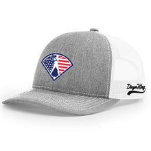 Load image into Gallery viewer, DingerKing USA Logo Men&#39;s Trucker Hat