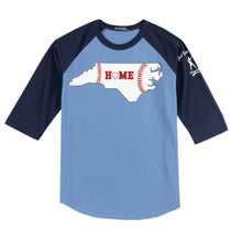 Load image into Gallery viewer, NC HOME Plate Baseball Tee