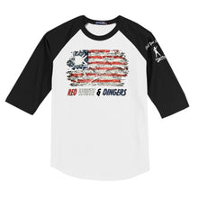 Load image into Gallery viewer, Red White &amp; Dingers Baseball Tee