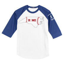 Load image into Gallery viewer, NC HOME Plate Baseball Tee