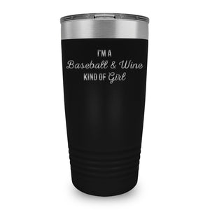 Baseball & Wine Kind Of Girl Drinkware