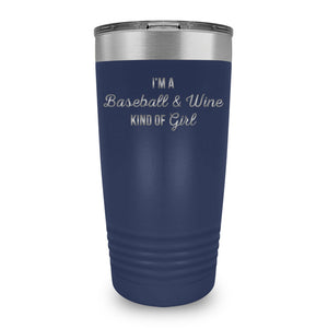 Baseball & Wine Kind Of Girl Drinkware