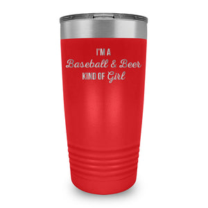 Baseball & Beer Kind Of Girl Drinkware