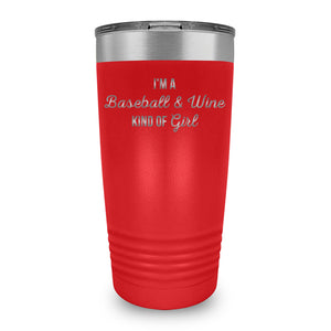 Baseball & Wine Kind Of Girl Drinkware