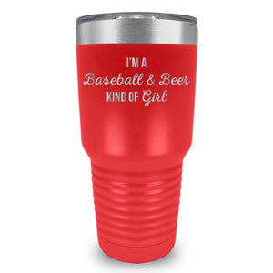 Baseball & Beer Kind Of Girl Drinkware