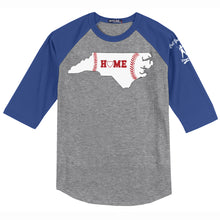 Load image into Gallery viewer, NC HOME Plate Youth Baseball Tee