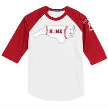 Load image into Gallery viewer, NC HOME Plate Youth Baseball Tee