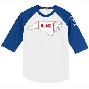 NC HOME Plate Youth Baseball Tee