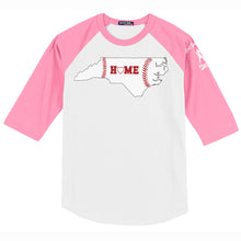 Load image into Gallery viewer, NC HOME Plate Youth Baseball Tee